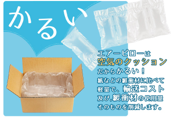ピロー型エアクッション　180mm×90mm　約400個