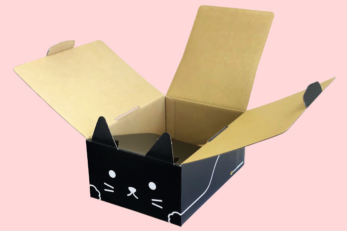 ネコ耳BOX（黒）・クイックフィットスーパーエコノ６（E/F）５枚セット