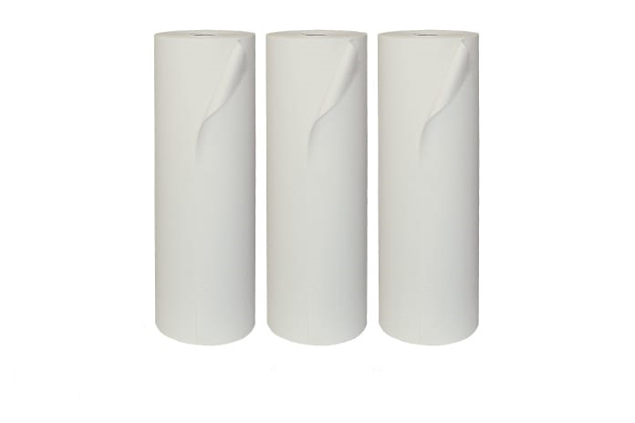 ボーガスペーパーミシン目入り 538mm×350m巻　3本